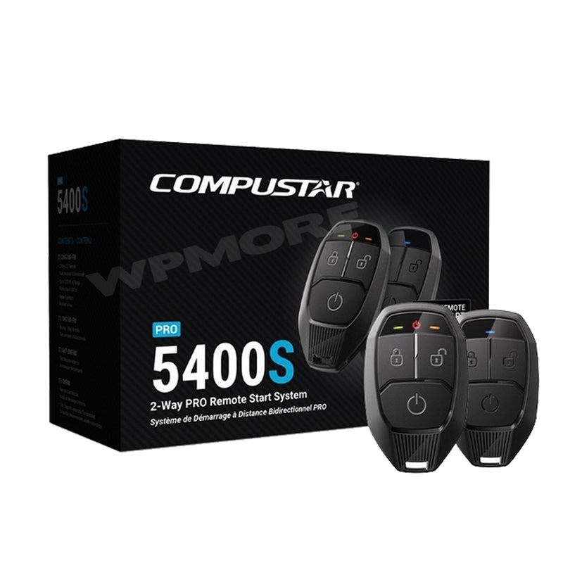 Compustar CSP5400-S 2-Way G18 LED & 1-Way G18 Remote Start System 3000ft Range