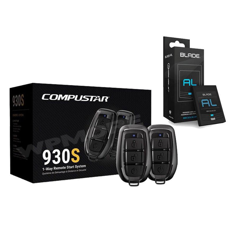 Compustar CS930-S 1-Way 1500-FT Range G17 Remote Start System + Blade-AL Bundle