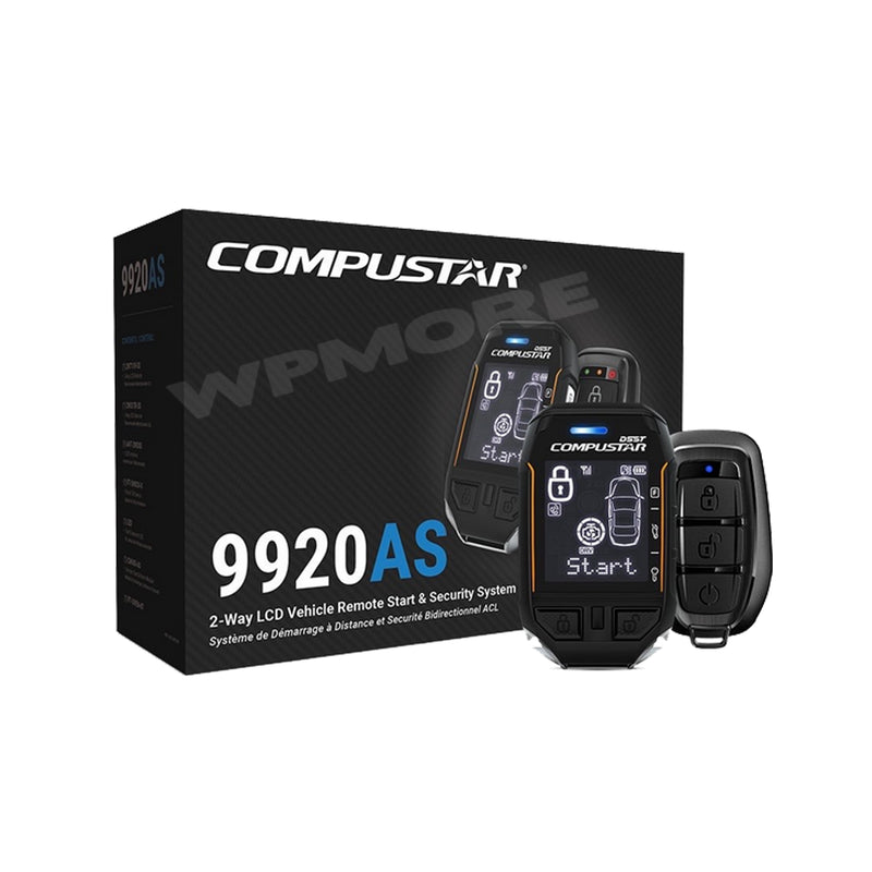 Compustar All in One CS9920-AS 2-Way 3-Mile LCD SS Alarm & Remote Start Combo