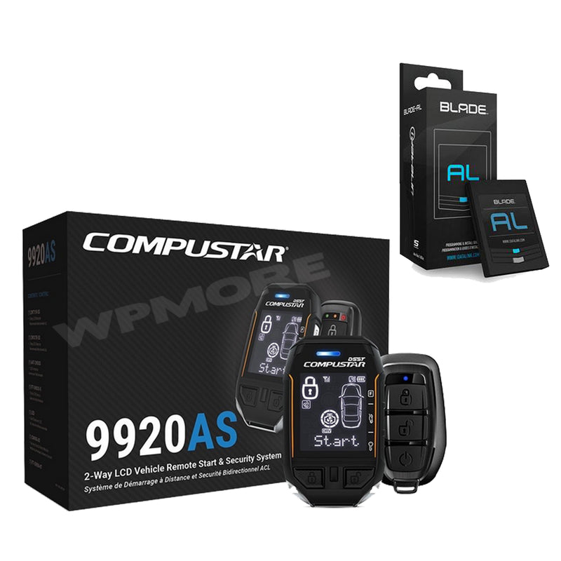 Compustar CS9920-AS 2-Way LCD T11 G17 remote Alarm and Remote Start + Blade-AL