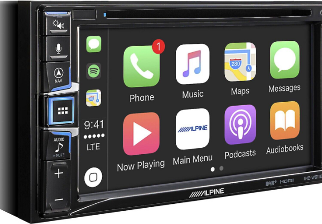 Alpine INE-W970HD 2-Din 6.5" Car Monitor DVD Player CarPlay Android GPS Receiver