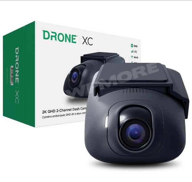 Firstech Drone XC-LTE Dash Camera with LTE + GPS + Wi-Fi   2K QHD 2-C Dash Cam