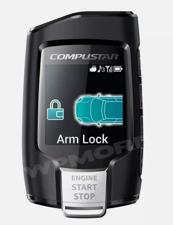 Compustar CS8920-AS 2-Way LCD Q9 remotes Alarm and Remote Start kit w. CM-900AS