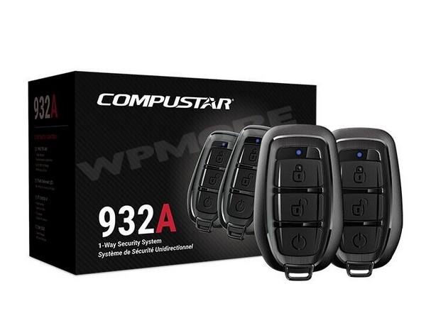 Compustar CS932-A 1-Way LED G17 300ft Range (Without Siren) Security Alarm Kit