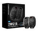 Compustar Pro RF-P2WG18-FM 2-Way 3-Button LED FM RF Kit 3000' Range 2WG18R-FM