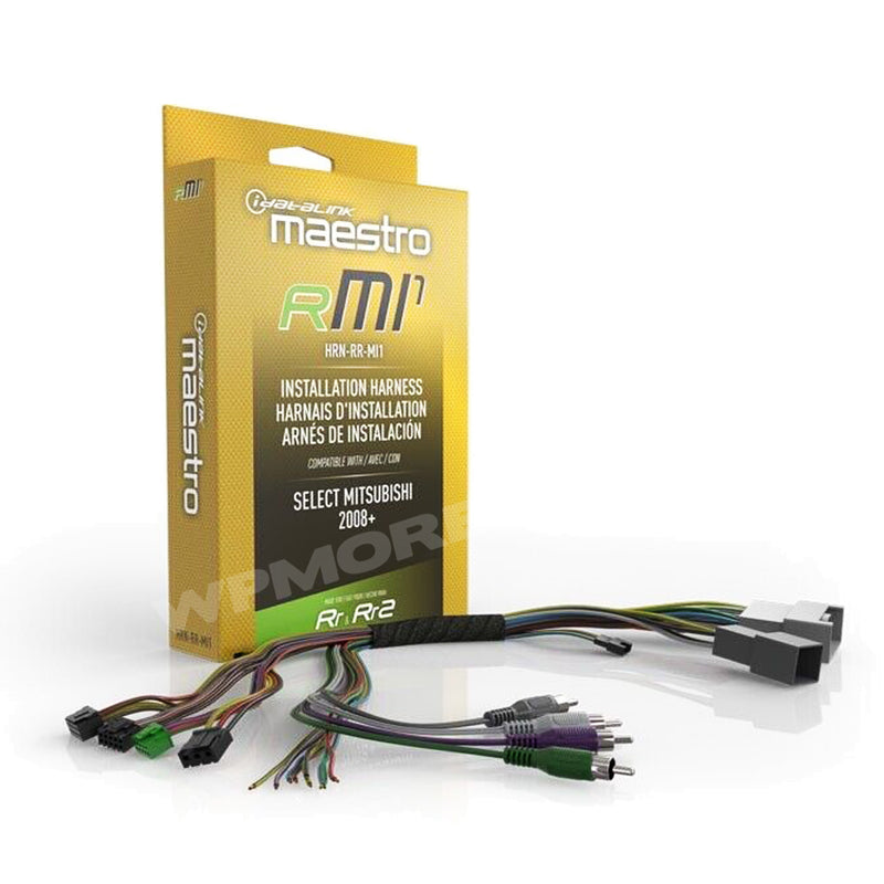 Maestro ADS-MRR + HRN-RR-MI1 Replacement T-harness for Mitsubishi Models 2008 +