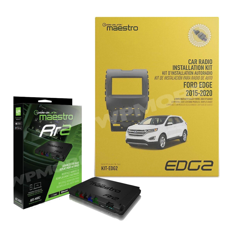 iDatalink Maestro KIT-EDG3 2015 - 20 Ford Edge Double-DIN Kit 8" 9" + ADS-MRR2