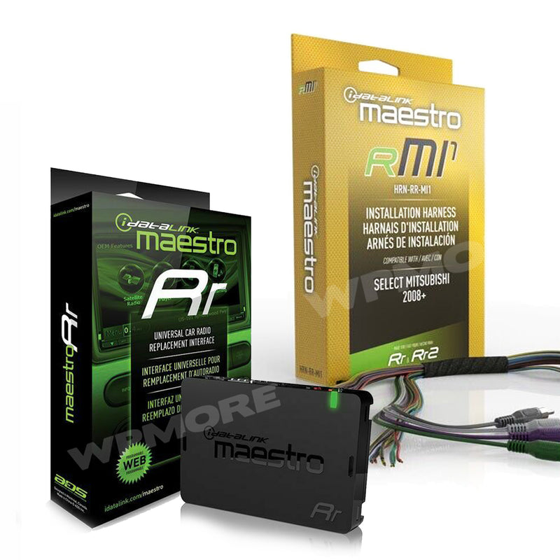 Maestro ADS-MRR + HRN-RR-MI1 Replacement T-harness for Mitsubishi Models 2008 +