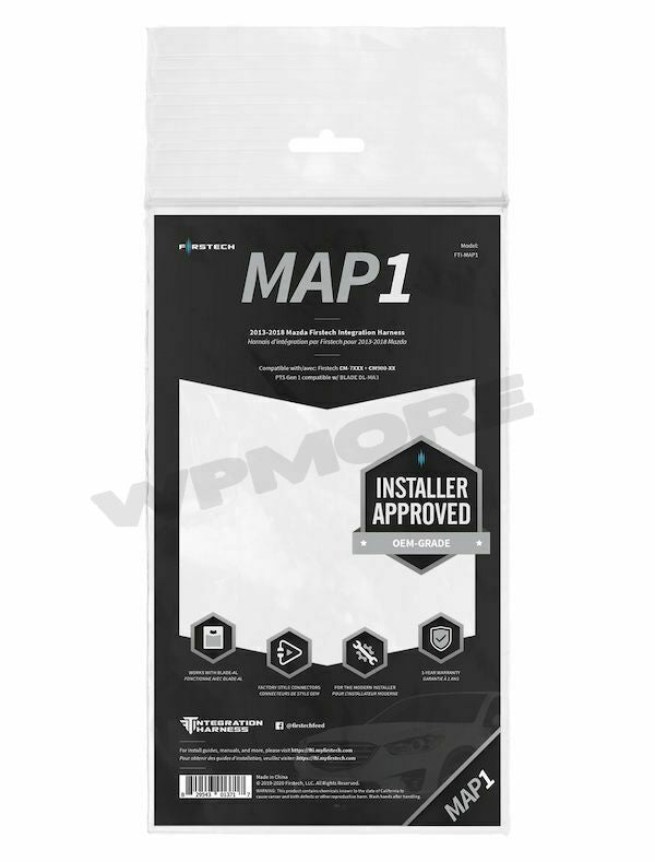 Firstech FTI-MAP1 Remote Start Integration Harness Mazda 2013-2018 Blade DL-MA3