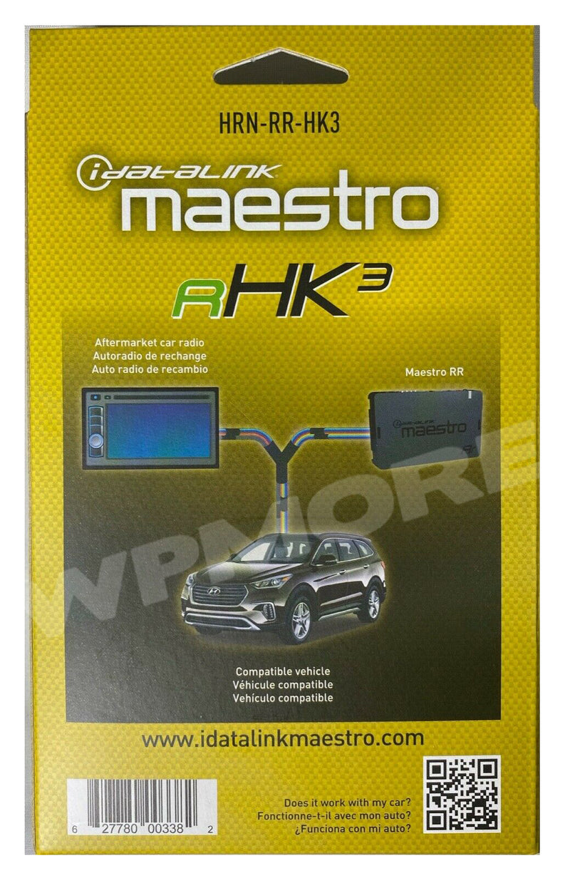 iDatalink MAESTRO ADS MRR + HRN RR HK3 T-Harness for select Hyundai/Kia vehicles