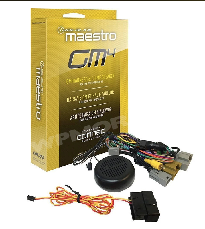 iDatalink MAESTRO ADS MRR + HRN RR GM4 T Harness Chime Speaker for GM 2016 & UP