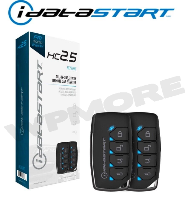 iDatastart HC2352AC 2-Way HC2.5 Remote Car Starter System w.Two 4-Button Remotes