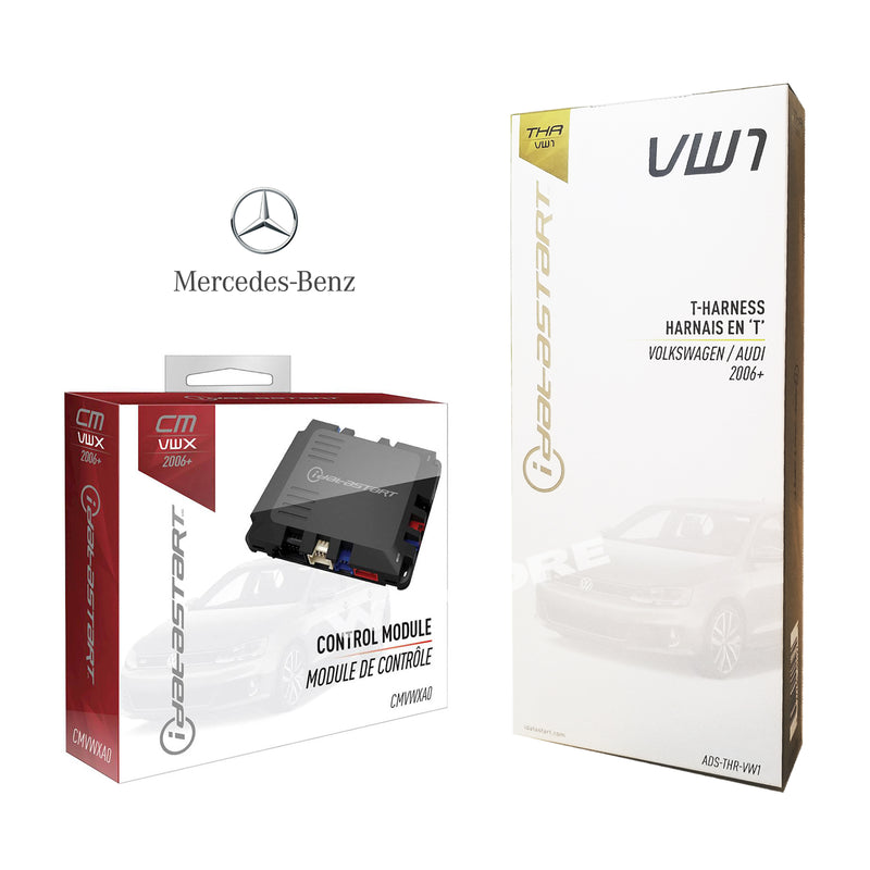 iDatastart CMVWXA0 Remote Start 3X LOCK Start + ADS THR VW1 for AUDI VW 2006 UP