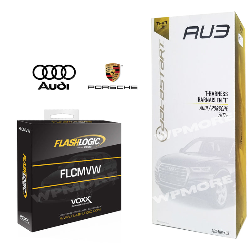 Flashlogic FLCMVW Remote Start 3X LOCK Start- 2008 to 2020 AUDI Bentley Porsche