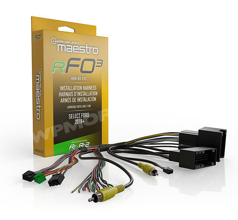 MAESTRO ADS-MRR + HRN-RR-FO3 Replacement T-harness for select Ford 2018 & UP