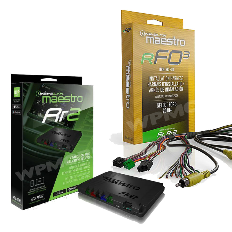 MAESTRO ADS-MRR2 + HRN-RR-FO3 Replacement T-harness for select Ford 2018 & UP