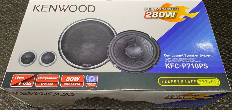 NEW Kenwood KFC P710PS 6.5" Component Speaker System Performance Series 280W