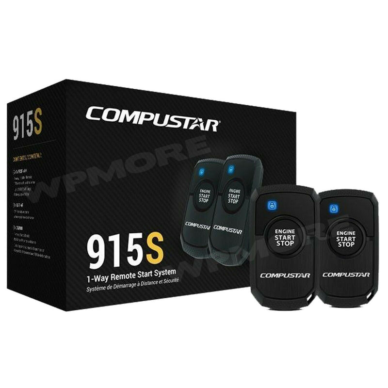 Compustar CS915 S 1-Way 1500-FT Range 1-Button Remote Start Keyless Entry System