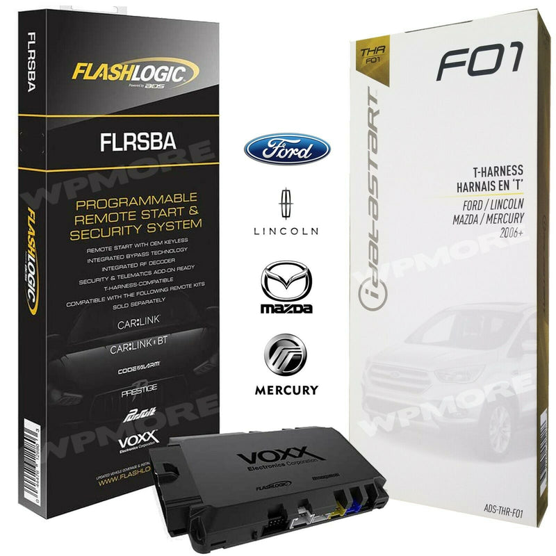 Flashlogic FLRSBA Remote Start 3X LOCK Start  Ford Lincoln Mazda Mercury 2006 +