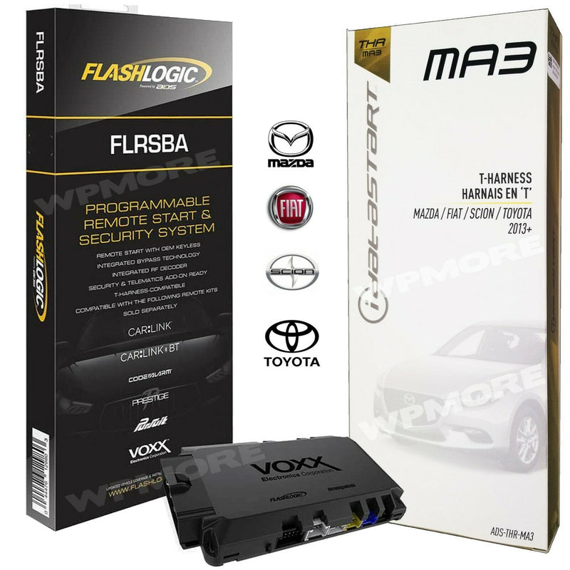 Flashlogic FLRSBA Remote Start Add On Module 3X LOCK PTS Mazda FIAT 2013 & UP