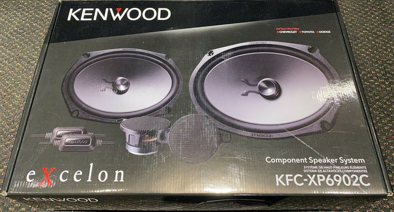 Kenwood eXcelon KFC XP6902C 6x9 Component Car Speaker for Chevy Dodge GMC Toyota