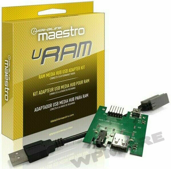 iDataLink Maestro ACC-USB-RAM USB Adapter Cable for select Dodge RAM 2013 - 2017