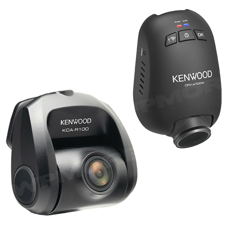 Kenwood DRV A700WDP Integrated Dual Dashboard HD Camera with GPS and Wi-Fi