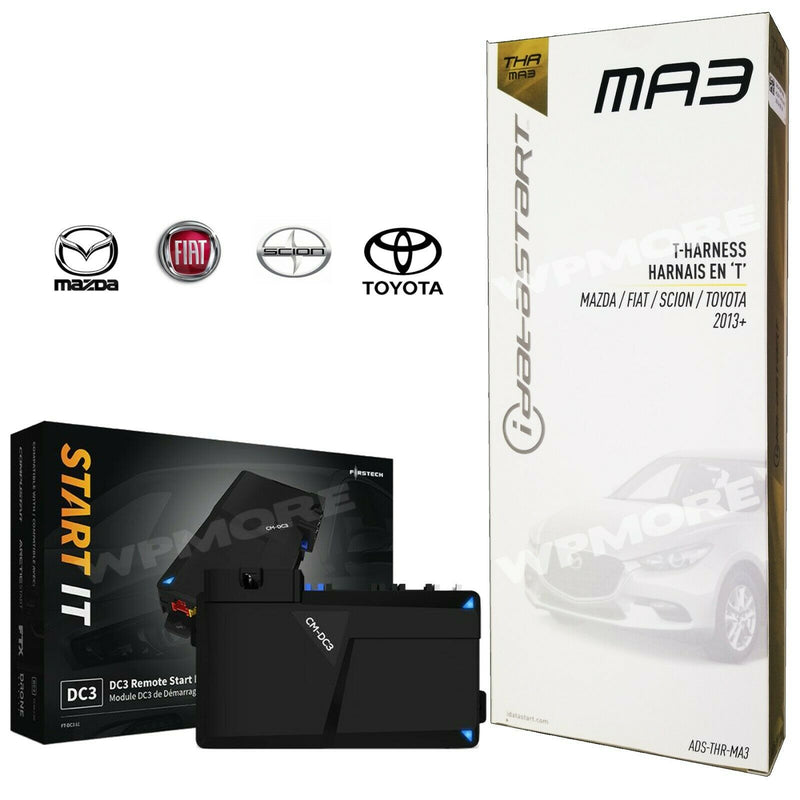 iDatalink ADS-THR-MA3 + FT-DC3-LC for PUSH-TO-START REMOTE START 2013 & up Mazda