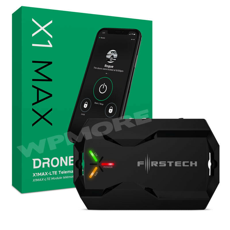 Firstech DroneMobile X1 MAX LTE Telematics GPS Alarm Module TILT X1MAX