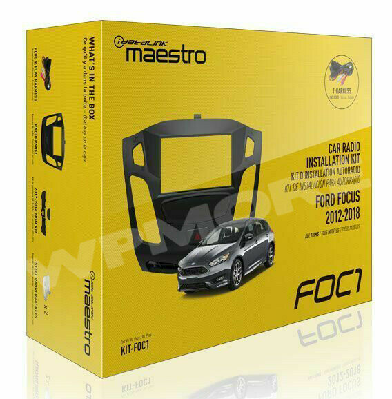 iDatalink Maestro Dash KIT FOC1 for Ford Focus 2012-2018 with All Trims