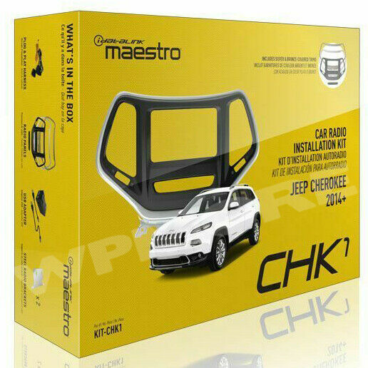 iDatalink Maestro Dash KIT CHK1 for Jeep Cherokee 2014 and UP in All Trims