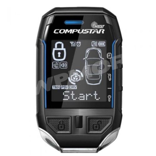 Compustar 2WSSR-T11 WSST 1-Mile Range USB rechargeable Replacement Remote 2WT10R