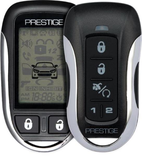 PRESTIGE APS997Z 2-Way 1-Mile LCD Remote Start and Security System Flashlogic