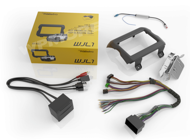 iDatalink Maestro KIT-WJL1 Dash Kit for Select 2018-Up Jeep Wrangler + ADS-MRR2